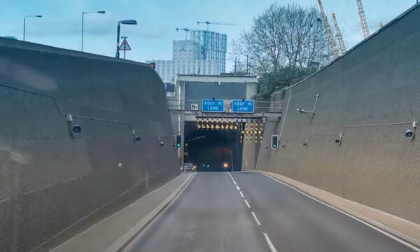 Entrance to the Blackwall Tunnel